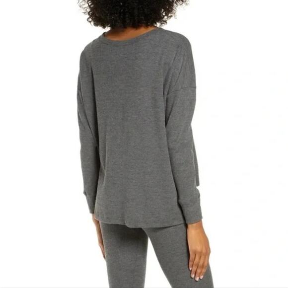 MAISON DU SOIR Courtney Thermal Pajama Top sz Small - Picture 3 of 8